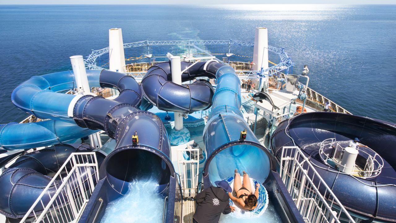 <strong>5. MSC Meraviglia:</strong> The Polar Aquapark aboard MSC's Meraviglia is one of the 1,036 foot ship's many perks.