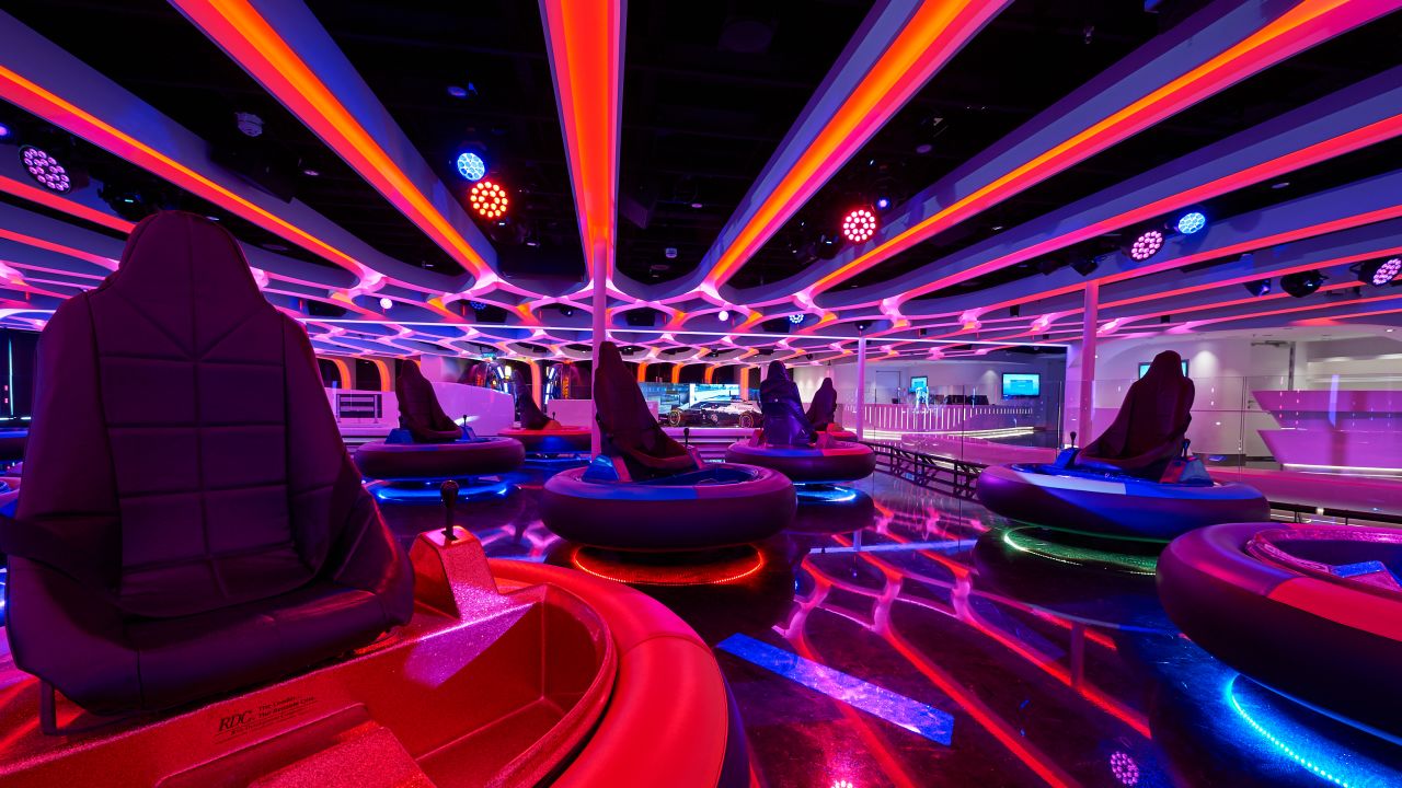 <strong>11. Norwegian Joy: </strong>Designed for Chinese travelers, this innovative ship allows guests to experience hover craft bumper cars at the technology-driven interactive Galaxy Pavilion.