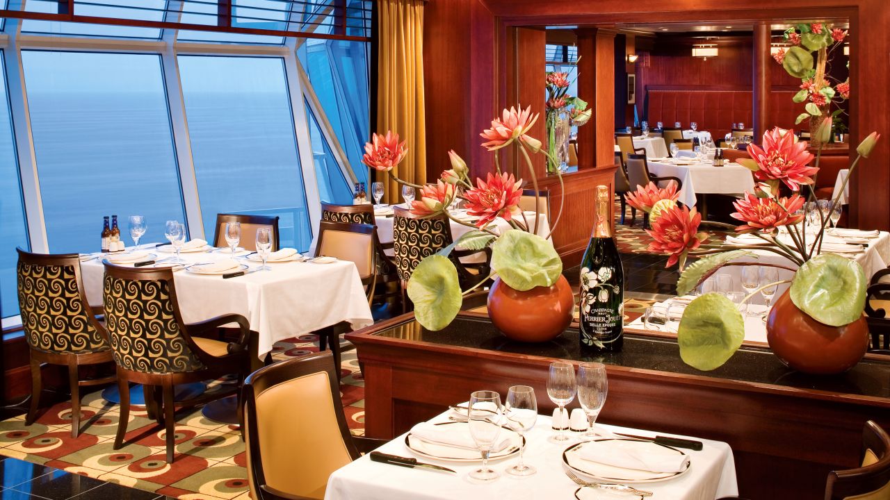 <strong>14. Freedom of the Seas:</strong> Dine on a delicious steak at the Chops Grille onboard the Royal Caribbean's $800 million Freedom-class ship. 