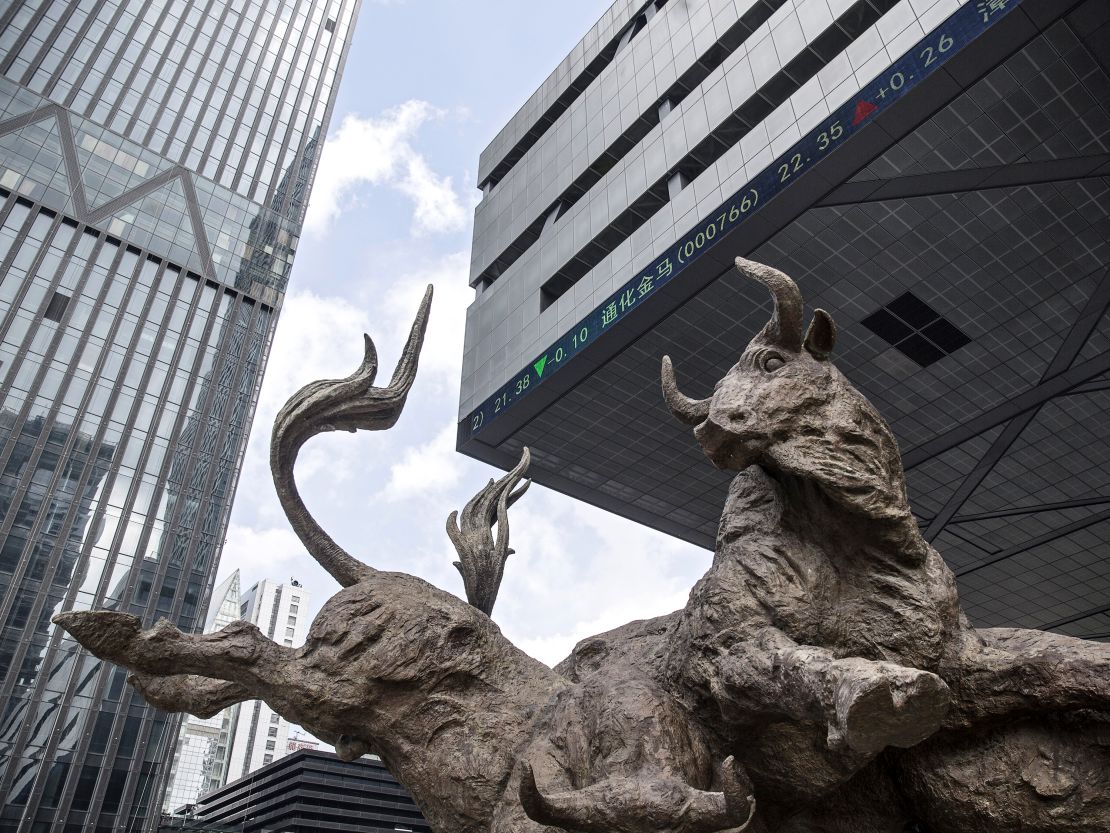 The Shenzhen stock exchange is the second-largest in China after Shanghai.
