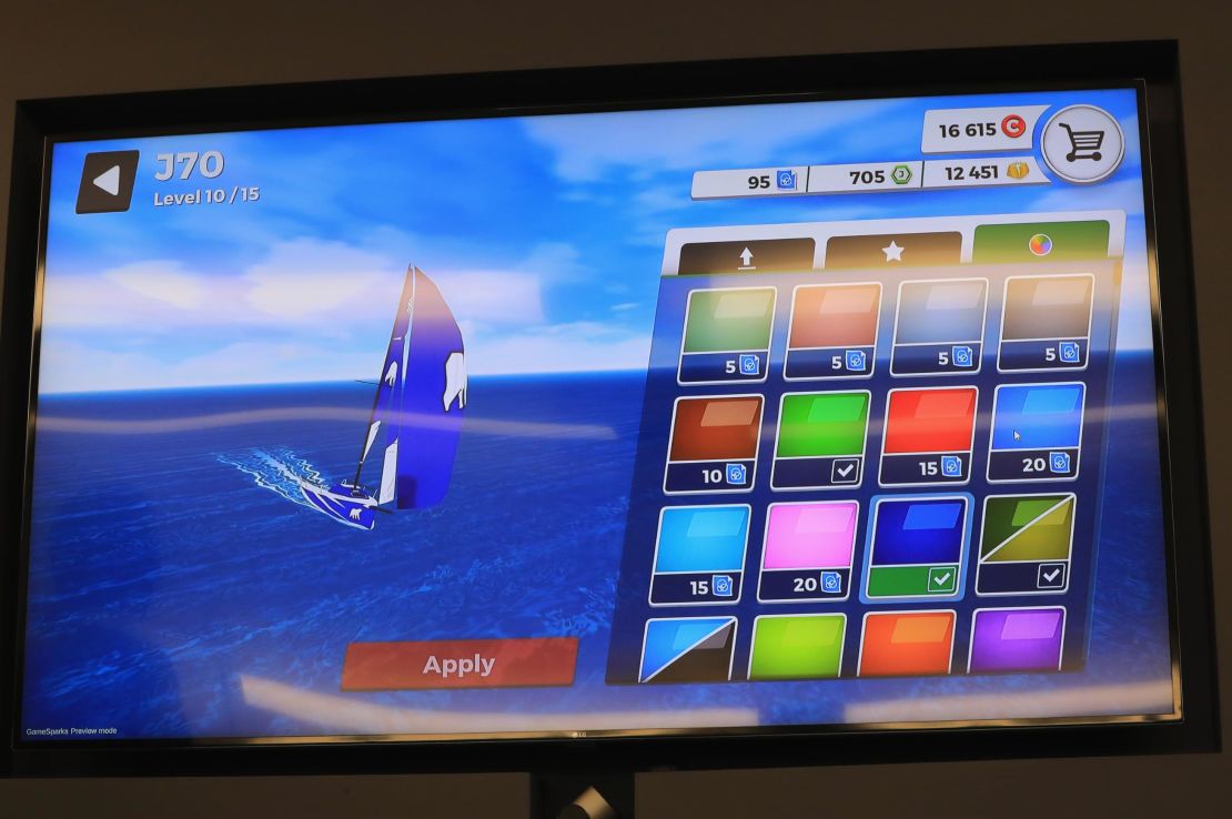 The online platfom allows gamers all over the world to compete in virtual regattas.
