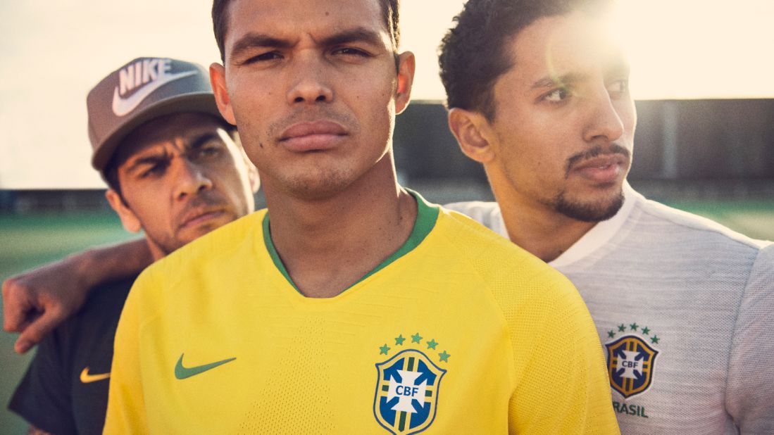 The Nike design team went to the Sao Paulo's football museum to inspect the revered jersey worn by the 1970 World Cup-winning team, just to make sure they got the shade of yellow exactly right in their new jersey.