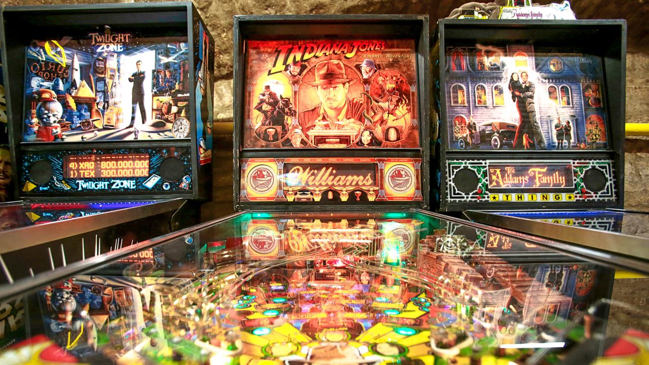 Pinball Museum holds 130 vintage pinball machines.