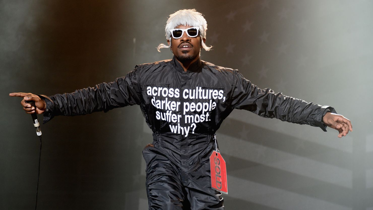 Andre 3000, seen here performing at Lollapalooza in 2014, released two songs on Mother's Day.  