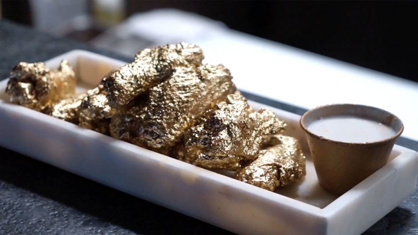 24k gold chicken wings