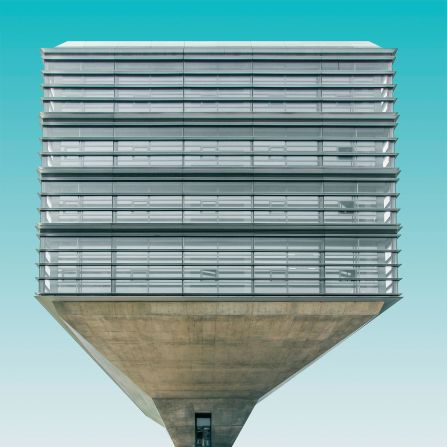 Provoost often uses unusual angles to offer a new perspective on the buildings he photographs.