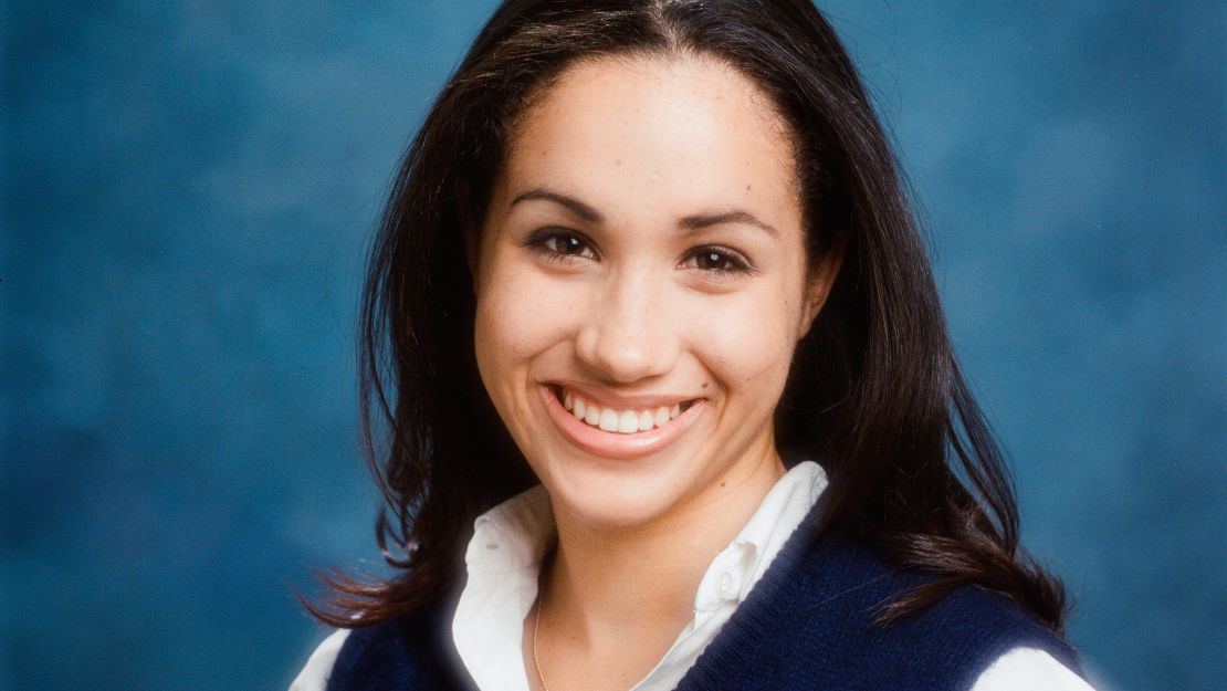 Meghan Markle in the 1999 Immaculate Heart yearbook. 