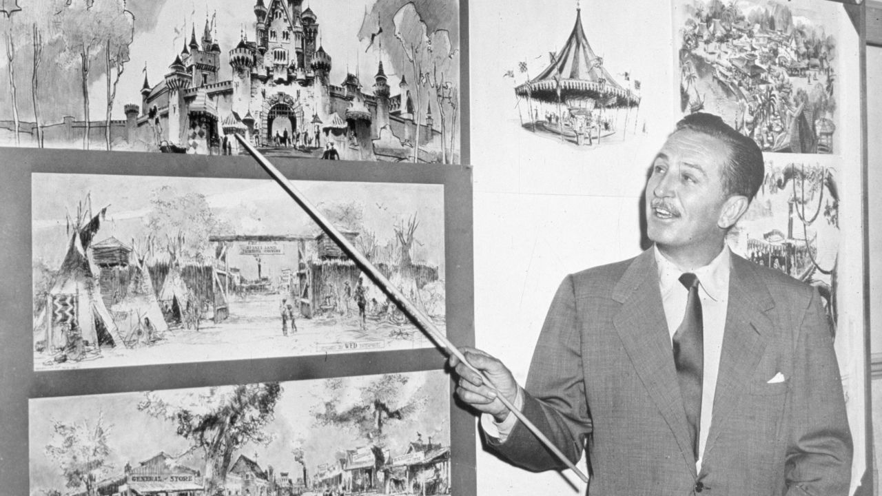 Guided by Walt Disney, Disneyland opened on July 17, 1955, in California. It's the only theme park designed and constructed under the direct supervision of Walt Disney. He found inspiration in his boyhood town of Marceline.
