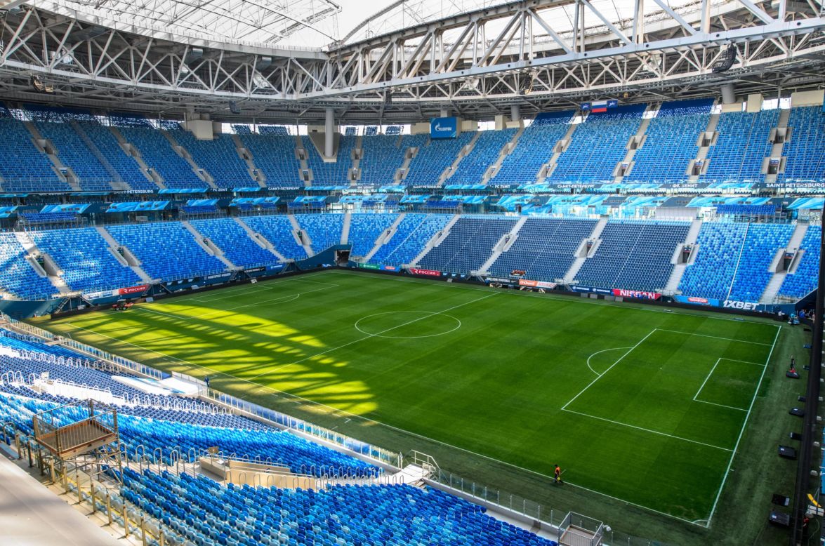 <strong>St. Petersburg Stadium World Cup schedule: </strong>Group stage, last 16, semifinal, third-place playoff<br /><strong>Legacy</strong>: The 67,000-seater will regain its former name -- Krestovsky Stadium -- and be home to 2007-08 UEFA Cup winners Zenit St. Petersburg.