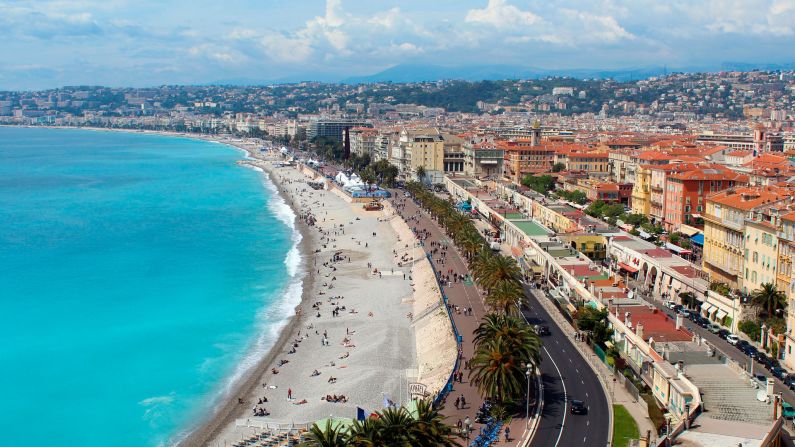 <strong>9. Nice, France: </strong>Another popular vacation destination -- Nice, in the south of France -- also features in the top 10.  