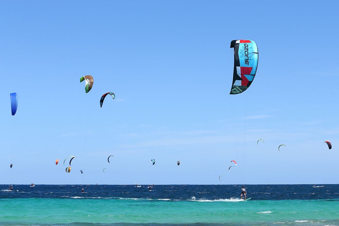 Kitesurfing will make its Olympic debut in 2024 in a mixed team event.