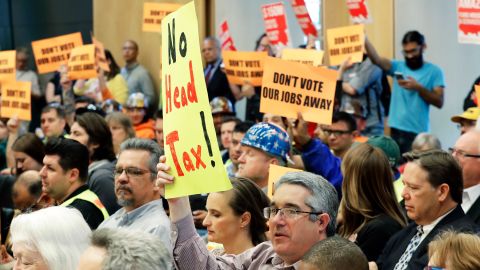 seattle tax protest