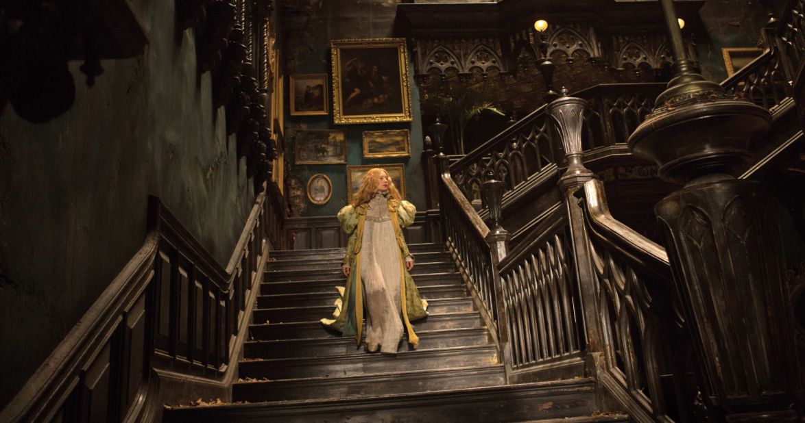 <strong>"Crimson Peak" --</strong> Guillermo Del Toro brought his baroque visual storytelling to this Gothic tale of a young woman's newly-married life. Each frame is rich in detail and texture; the air dusty and throbbing with malice.<br />