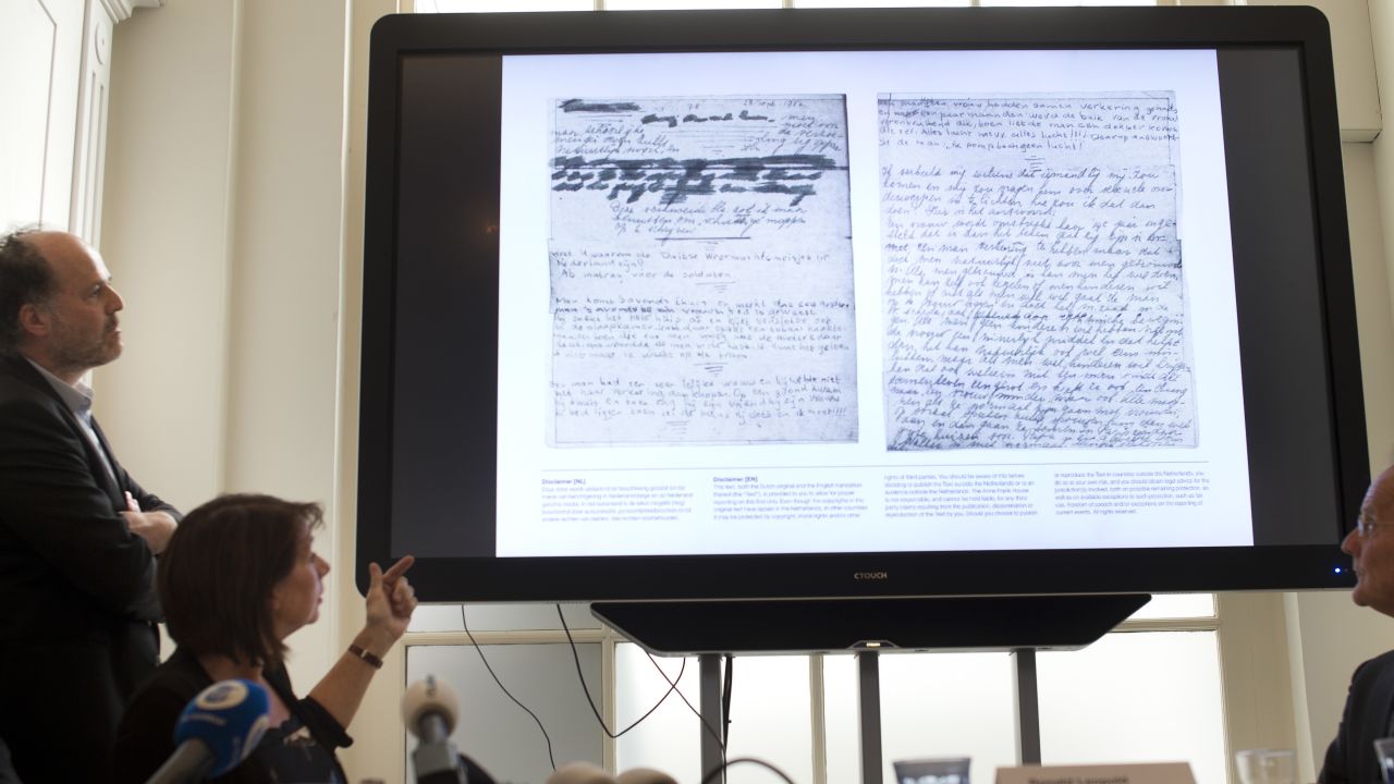 Images of the pages were released during a press conference on Tuesday.