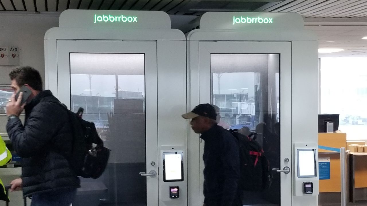 <strong>Using intuition:</strong> Called Jabbrrbox, the private booths can be rented at $10 for 15 minutes, $15 for 30 minutes and $30 for an hour. 