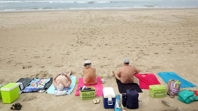 free nude beach voyeur video