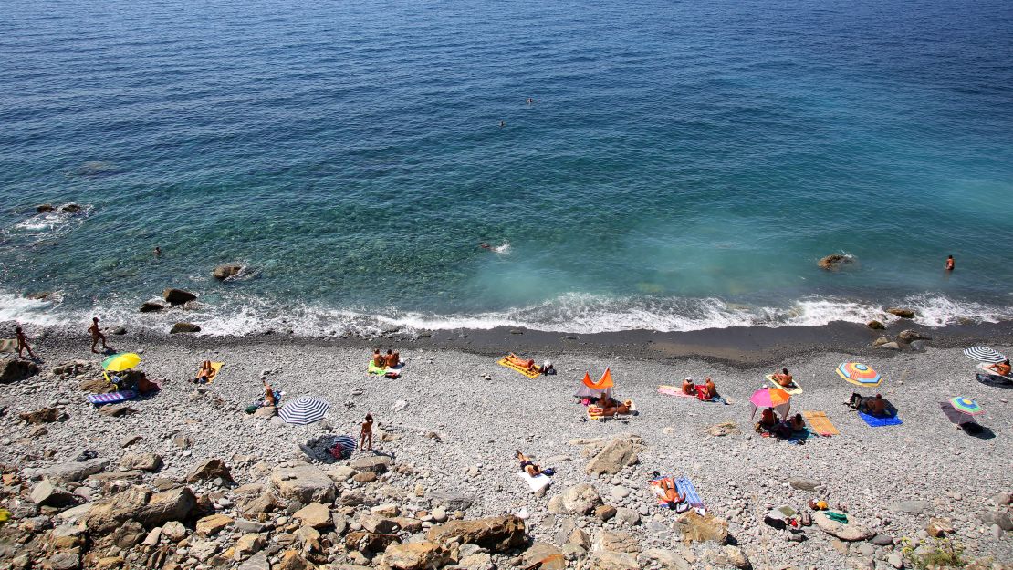 Spiaggia de Guvano has been popular with nude bathers since the 1960s.