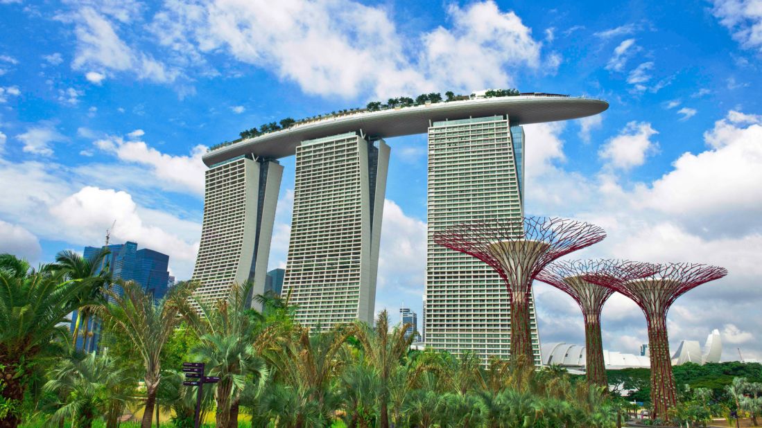 <strong>Marina Bay Sands, Singapore: </strong>This $5.5 billion standalone resort holds a whopping 2,561 rooms, nine celebrity chef restaurants, 270 retail stores, a sprawling SkyPark and a $10,000-a-night, 6,000-square-foot Chairman's Suite.