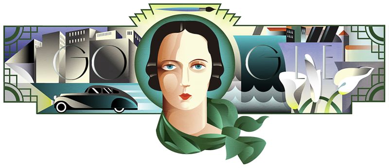 Tamara de Lempicka, Polish painter honored by Google Doodle on her