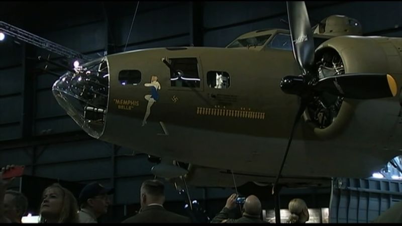 Memphis Belle bomber newly restored and unveiled at US Air Force