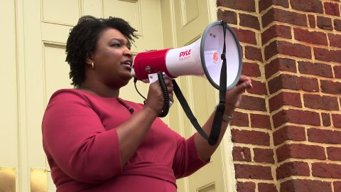 Stacey Abrams has a message and has made her voice heard.