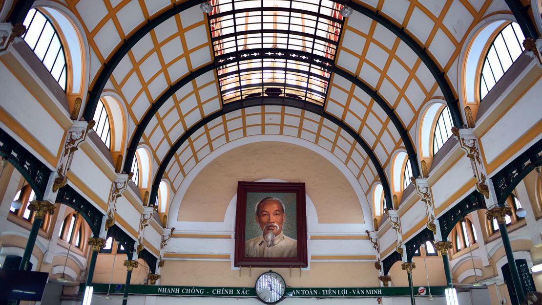 Saigon's beautiful Central Post Office is one of the city's most charming buildings.