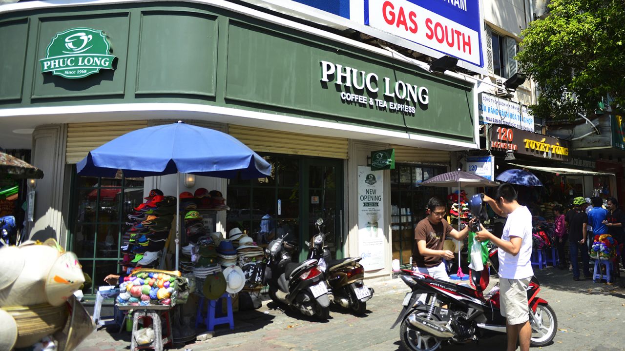 <strong>Saigon's favorite coffee chain: </strong>Phuc Long is one of Saigon's most successful coffee chains.
