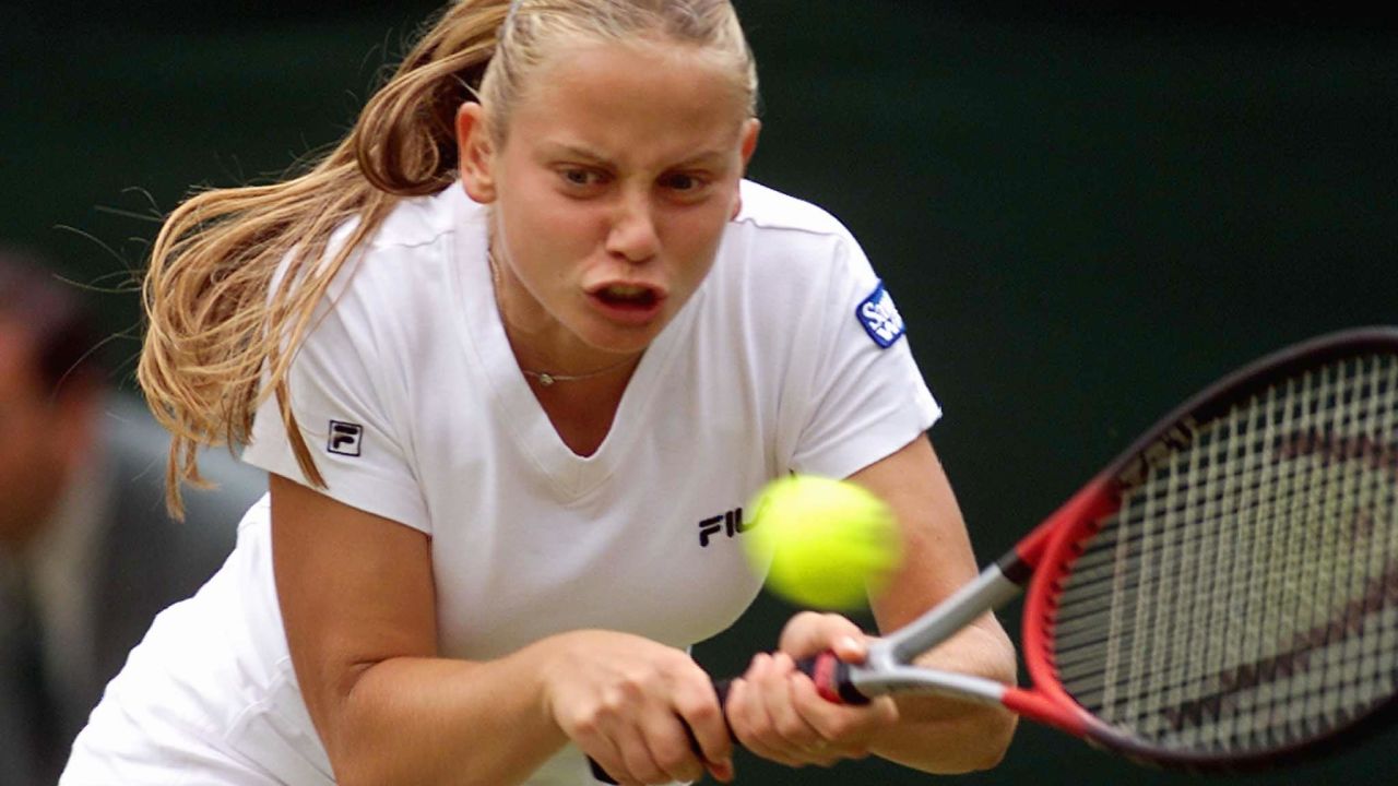 Jelena Dokic, seen here during the 2000 Wimbledon Championships, rose to No. 4 in the world despite suffering years of mental, emotional and physical abuse at the hands of her father.