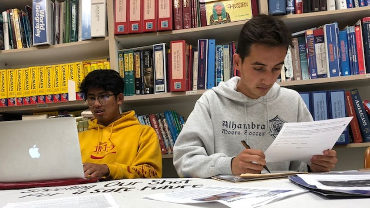 student write gun leg 2