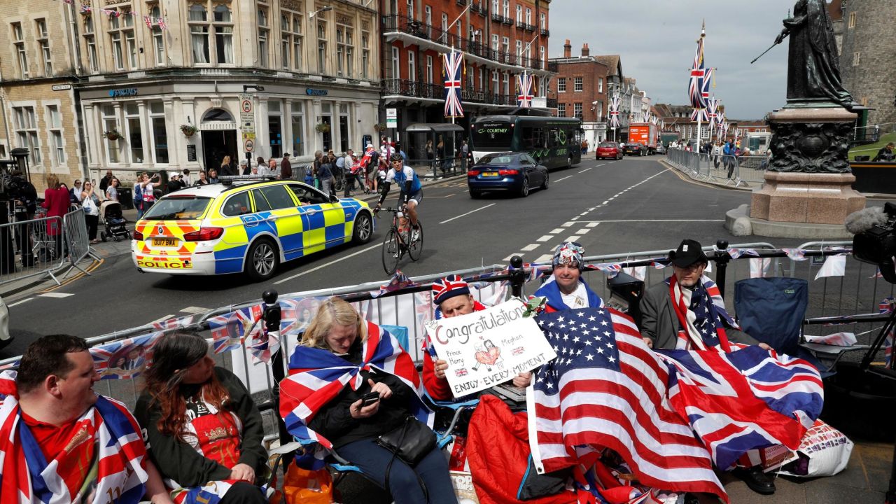 Royal fans have been arriving in Windsor all week.