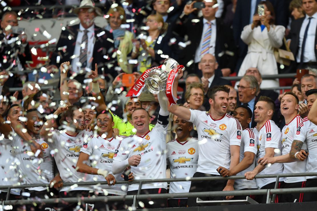 Manchester United last won the FA Cup in 2014