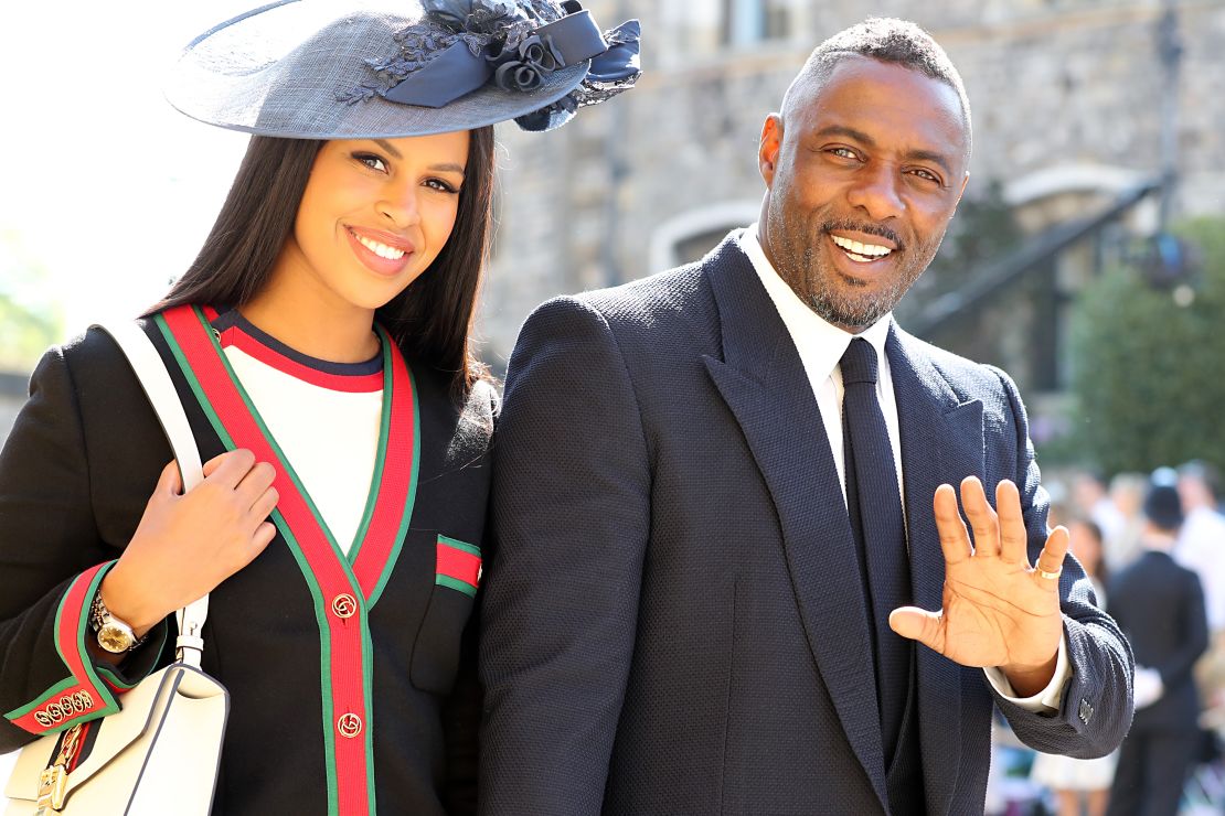 Sabrina Dhowre and Idris Elba