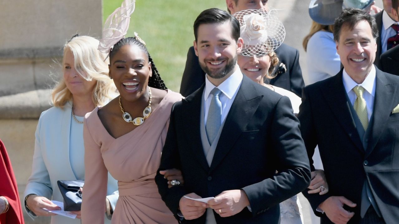 Serena Williams is a personal friend of Meghan's, and served up a smashing wedding look. 