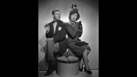 Husband-and-wife comedy duo George Burns and Gracie Allen rocketed to success on radio, and later, TV. After Allen's death in the 1960s, Burns -- with his trademark cigar -- continued performing as a solo act. He performed in movies and on TV well into his golden years -- making his final film appearance in 1994. Burns died two years later, at age 100. 