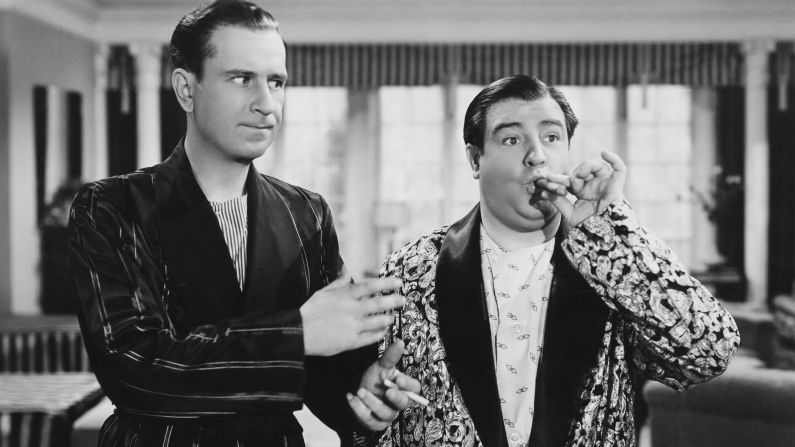 The popularity of Bud Abbott, left, and Lou Costello, right, propelled them from 1930s burlesque theaters to a national radio show in the '40s, to the movies and TV. Abbott and Costello may be most known by their famous 