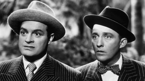 Already successful as solo performers -- when Bob Hope, left, and Bing Crosby, right, teamed up as a duo they won fans by pretending to be rivals out to get each other. The pairing led to a string of "road" movies beginning in the 1940s with titles like "Road to Morocco." The road movies helped define the "buddy comedy" film genre. Hope and Crosby often would speak directly to the camera -- aka -- "breaking the fourth wall." "When you break the fourth wall, you're basically inviting the audience in," said comedian W. Kamau Bell. "It's like these people aren't performing for you, you're hanging out with them." 