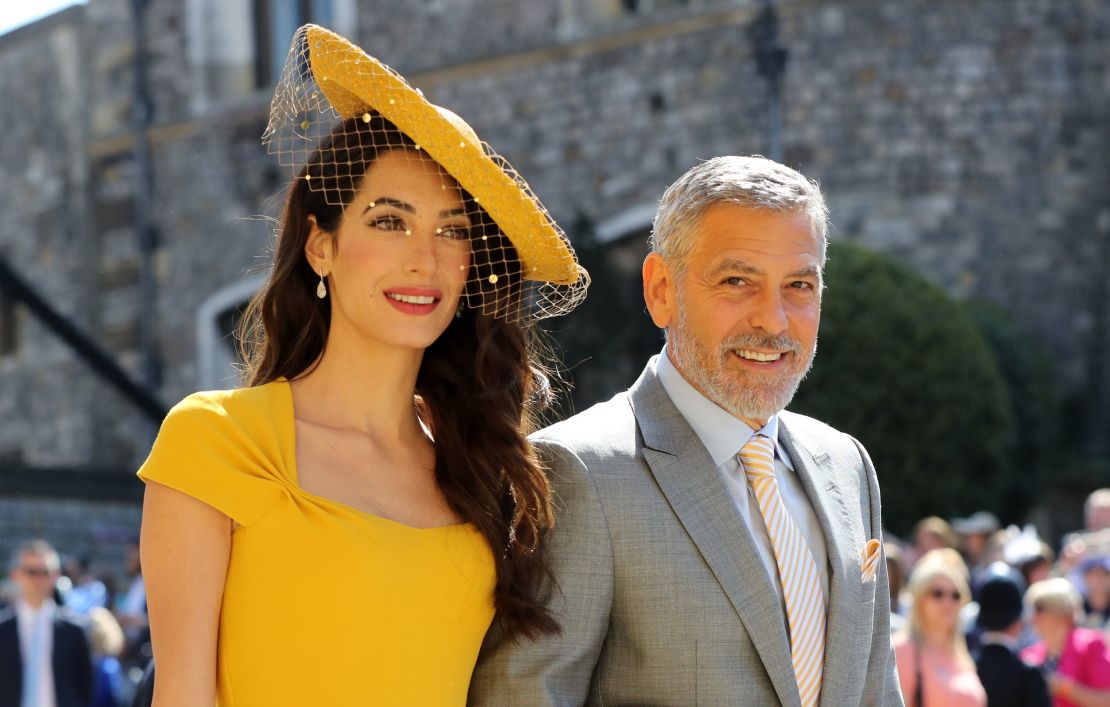 Amal and George Clooney arrive on Saturday.