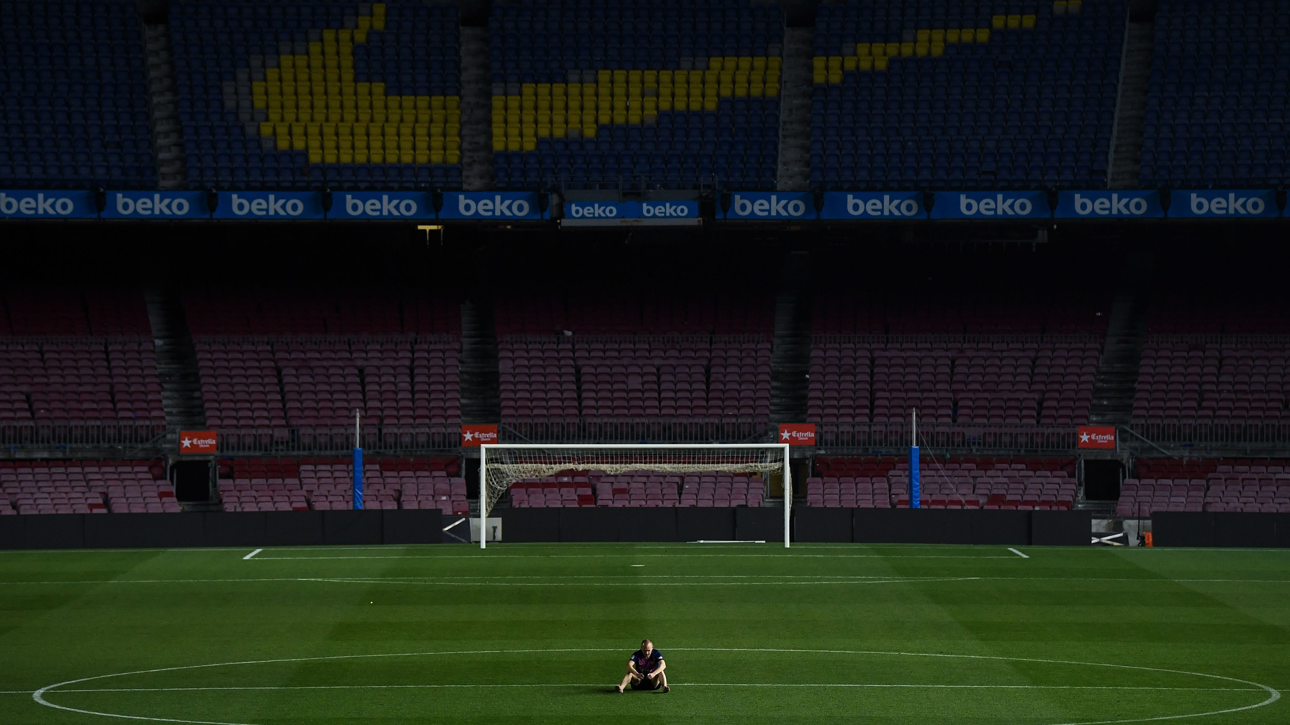 Having graced the pitch for 22 years, Iniesta reportedly remained barefoot in the Nou Camp center circle until 1am.