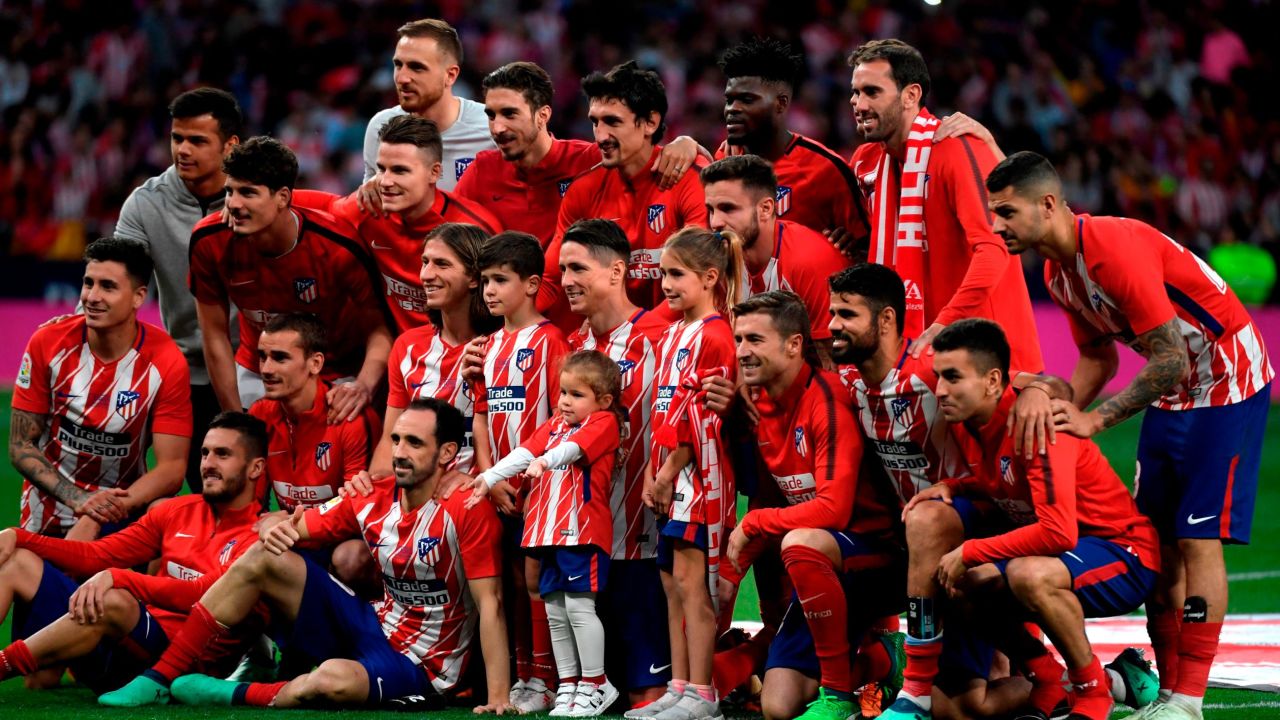 Torres was joined on the pitch by his children Nora, Leo and Elsa.