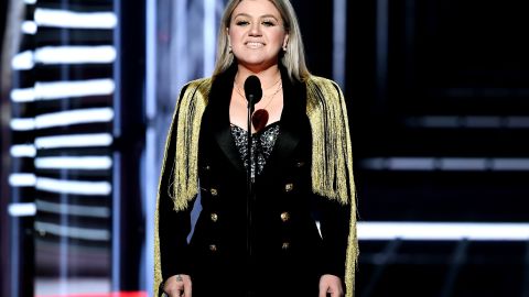 Kelly Clarkson hosts last year's Billboard Music Awards in Las Vegas. She'll be back for May's show.