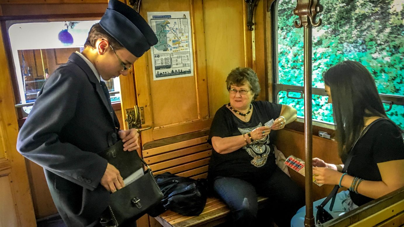 <strong>Nostalgia trip: </strong>For some older Hungarians a ride on the children's railway is a nostalgic step back in time to their own childhood.