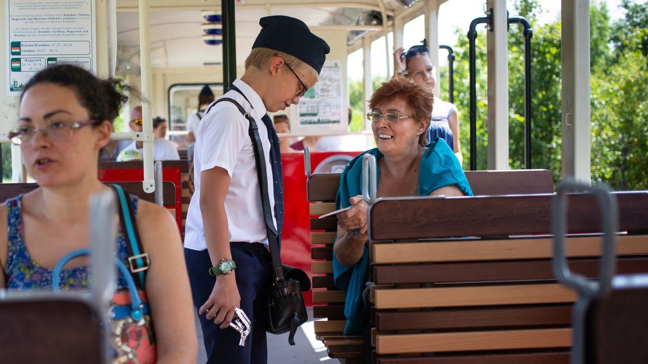 <strong>Ticket inspection:</strong> The railway is hangover from the time when Hungary was a satellite state of the Soviet Union. Originally called the Pioneer Railway, it was intended to teach children teamwork and responsibility. 