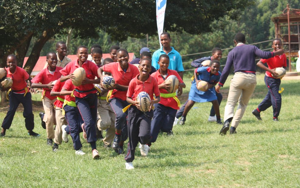 With the motto "pass the ball, not the virus," SKRUM uses rugby as a way to understand and prevent the contraction of HIV and Aids amongst young people. As Collinson says, "you remember something far more if you learned it when you were happy."