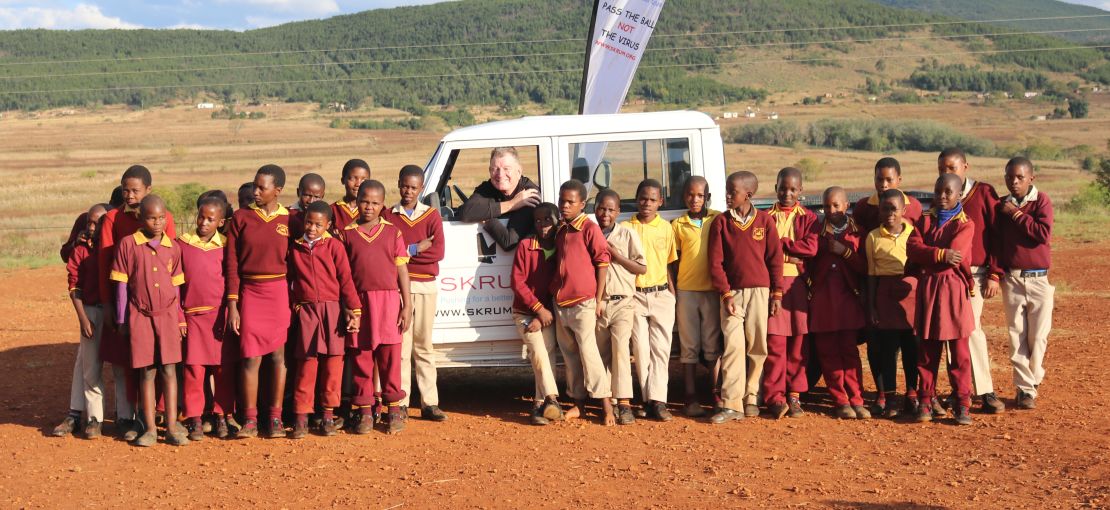 Collinson is one of five coaches who will travel around Swaziland educating youngsters through rugby