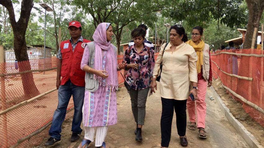 Patten visits Rohingya refugee camp May 14