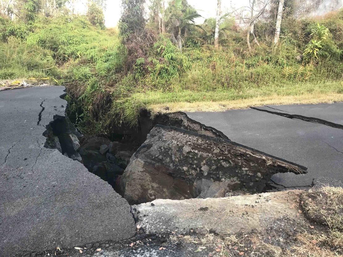 More cracks in the road that residents says grow everyday.