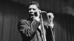 NEW YORK - 1961:  R&B singer Ben E. King performs at the Apollo Theatre in 1961 in New York, New York.  (Photo by Don Paulsen/Michael Ochs Archives/Getty Images)