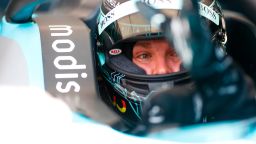 Nico Rosberg, Formula 1 World Champion and Formula E investor, drives the Formula E track car.