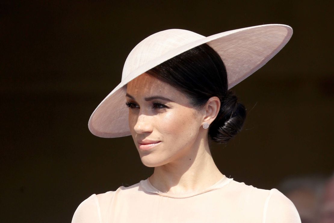 Meghan, Duchess of Sussex, attends The Prince of Wales' 70th birthday patronage celebration.