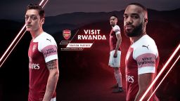 arsenal football shirt rwanda africa